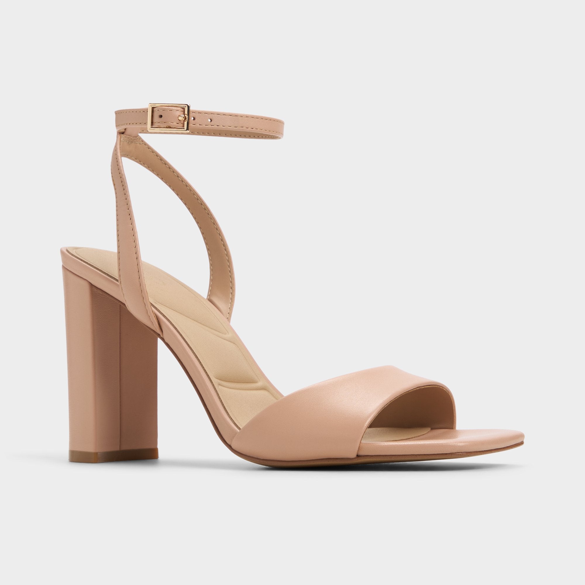 ALDO Serenya sandales taille 7 talon bloc nude