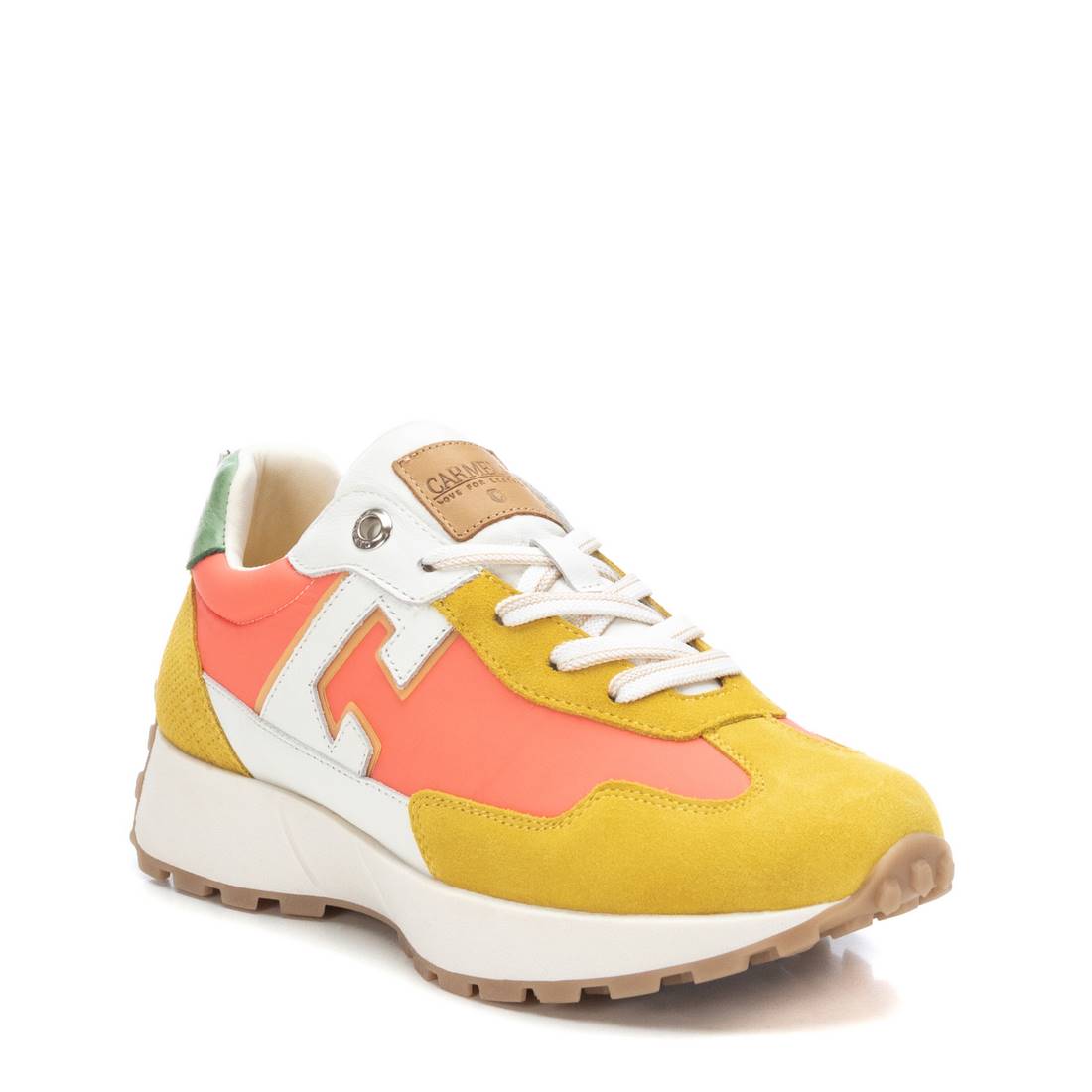 Carmela 16066407 basket cuir jaune pastel