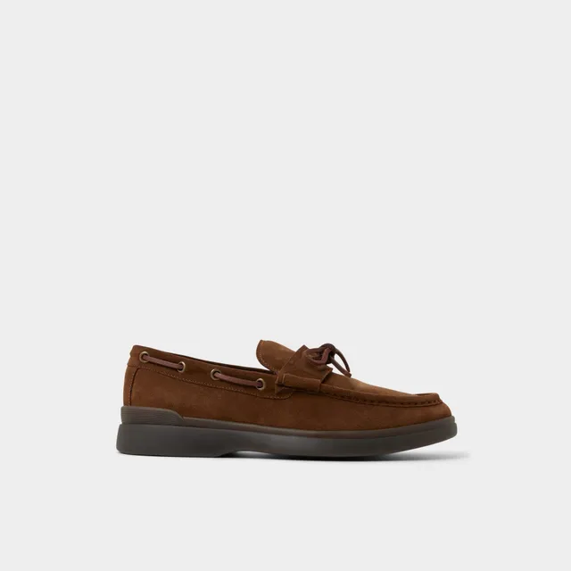 ALDO Bazz chaussures bateau daim cognac