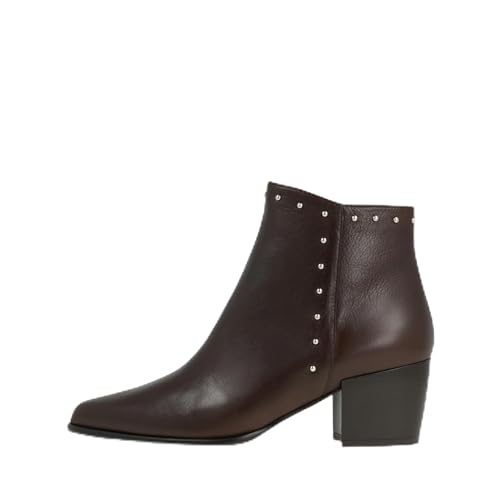 LODI KOL5590 bottines marron cuir talon stable