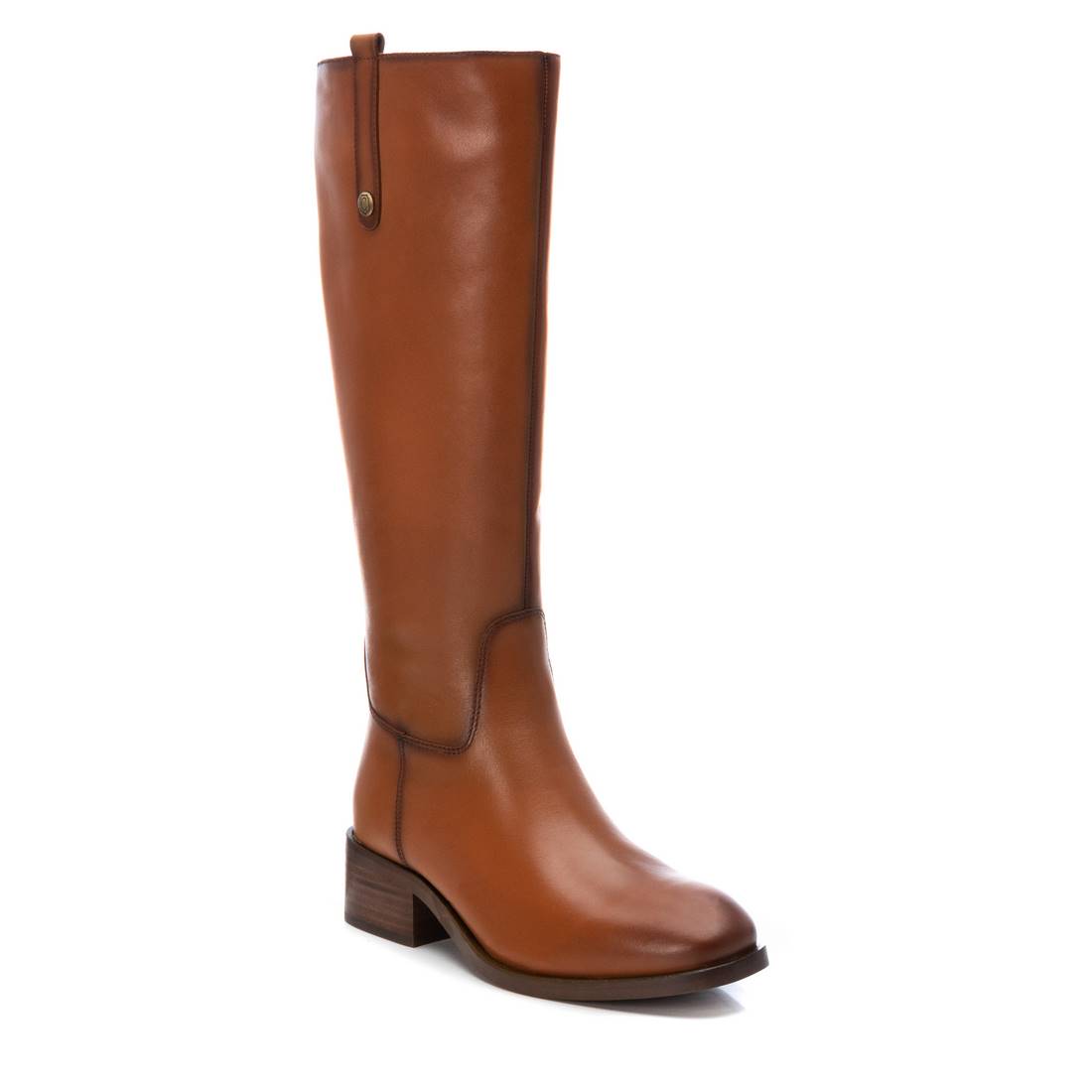 Carmela 16095402 bottes marron cuir talon 4 cm