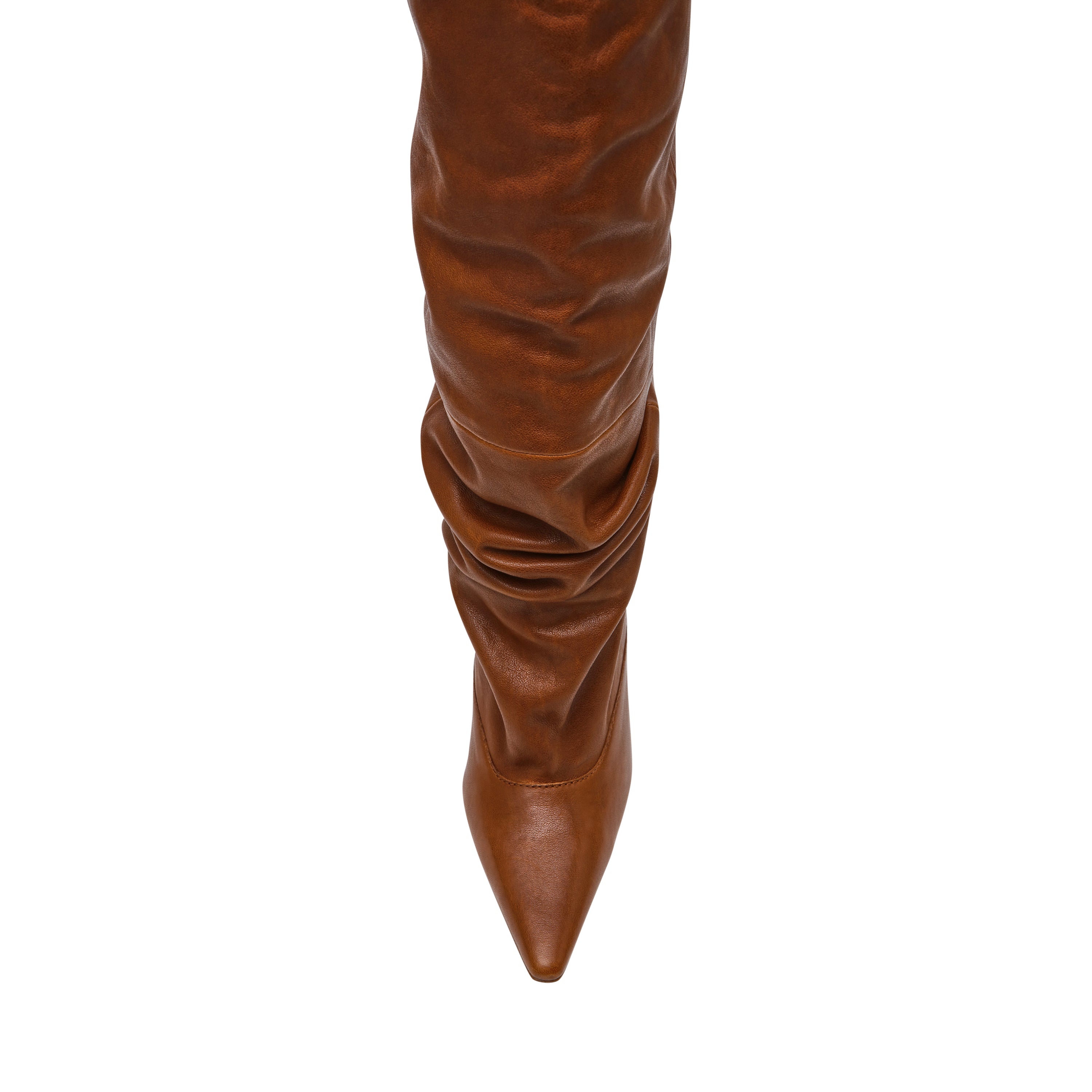 Steve Madden Elona bottes marron cuir talon 10,5 cm
