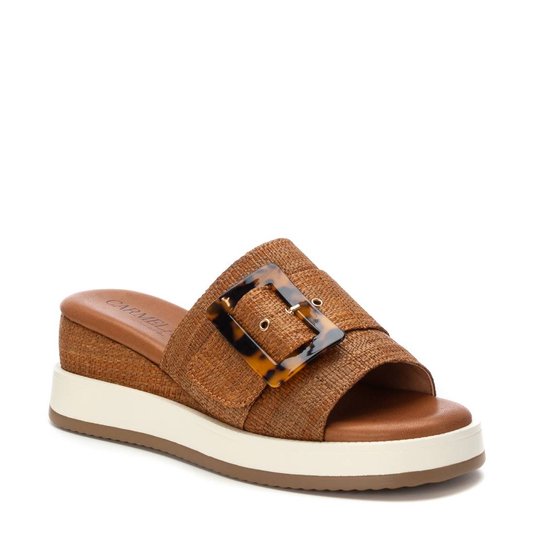 Carmela 16222802 sandale compensee camel 6 cm