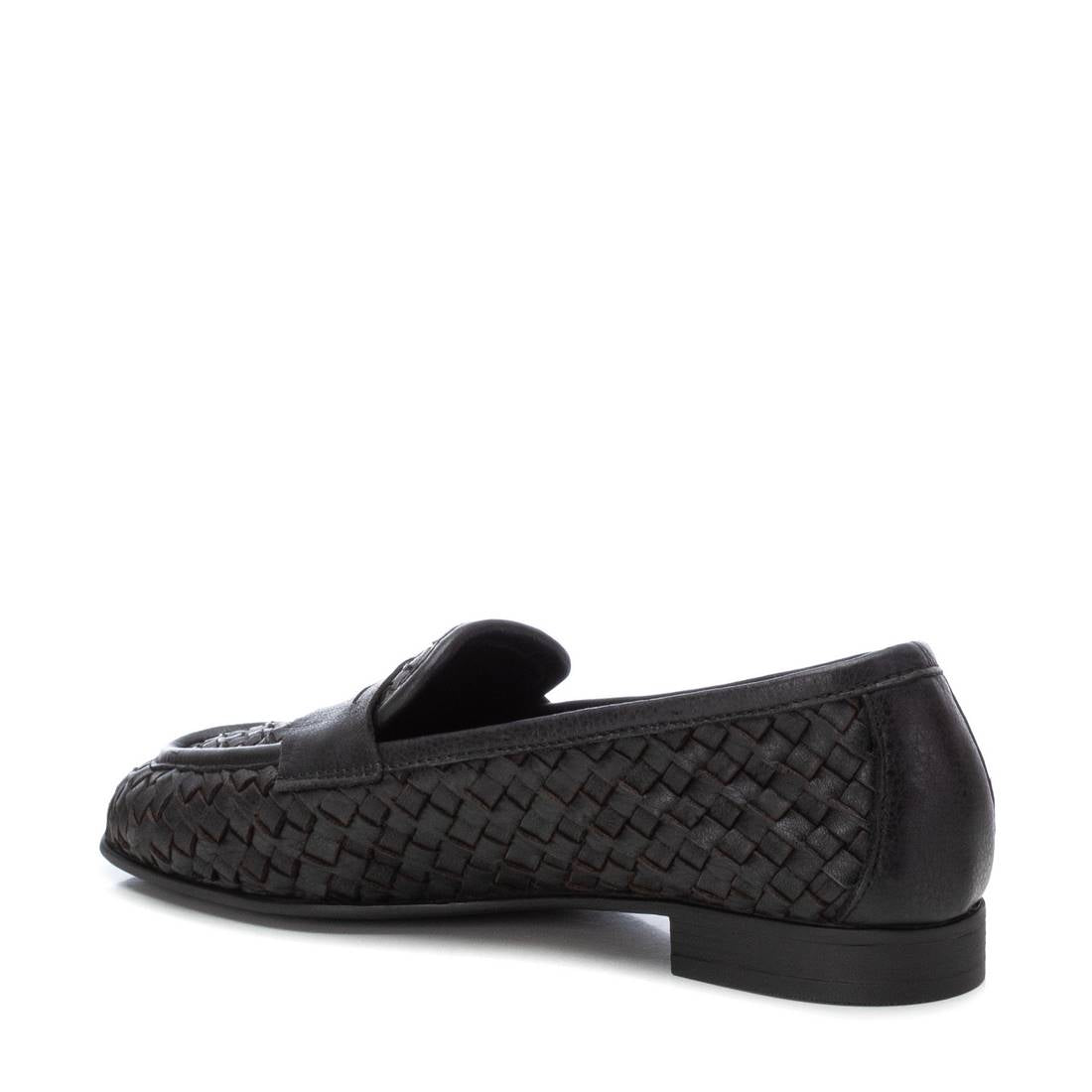 Carmela 16130205 mocassin cuir noir tressé 35-41