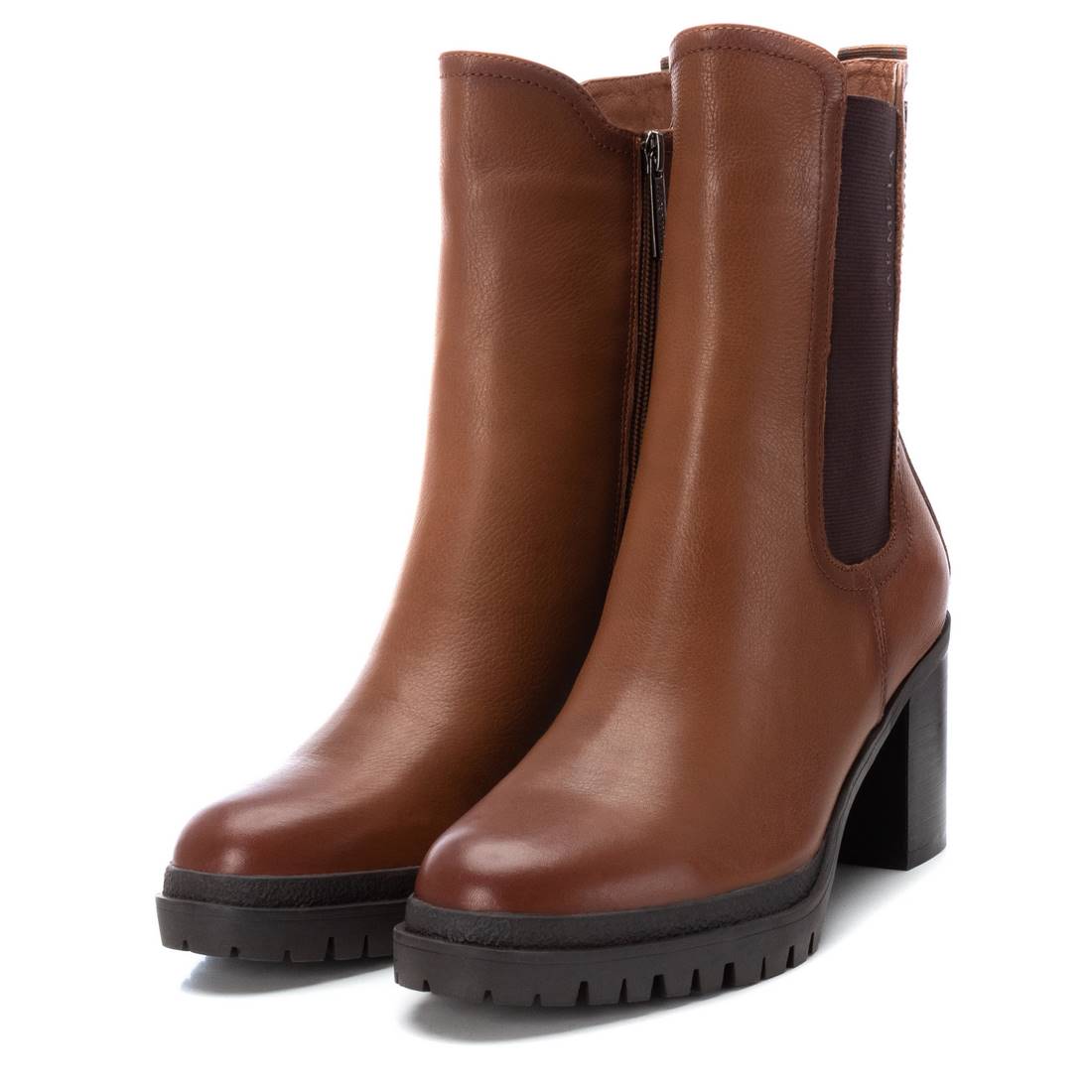Carmela 16031502 bottines cuir marron talon 8 cm