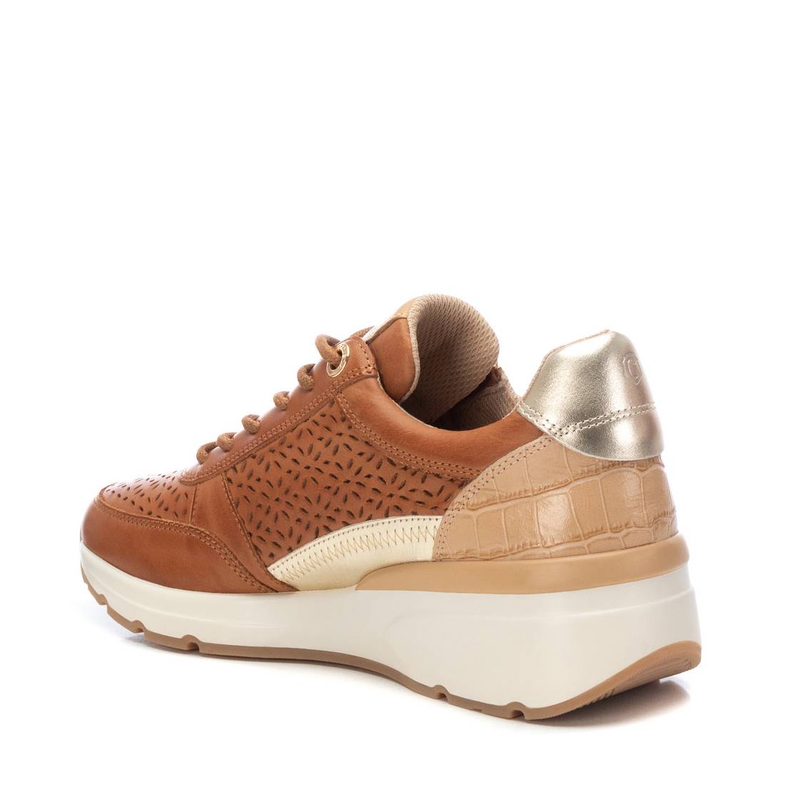 Carmela 16141701 sneakers femme marron cuir ajouré