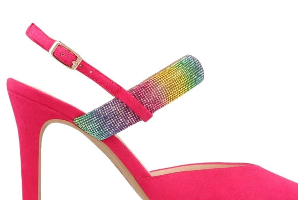 Lodi Ridesa escarpins cuir multicolore talon