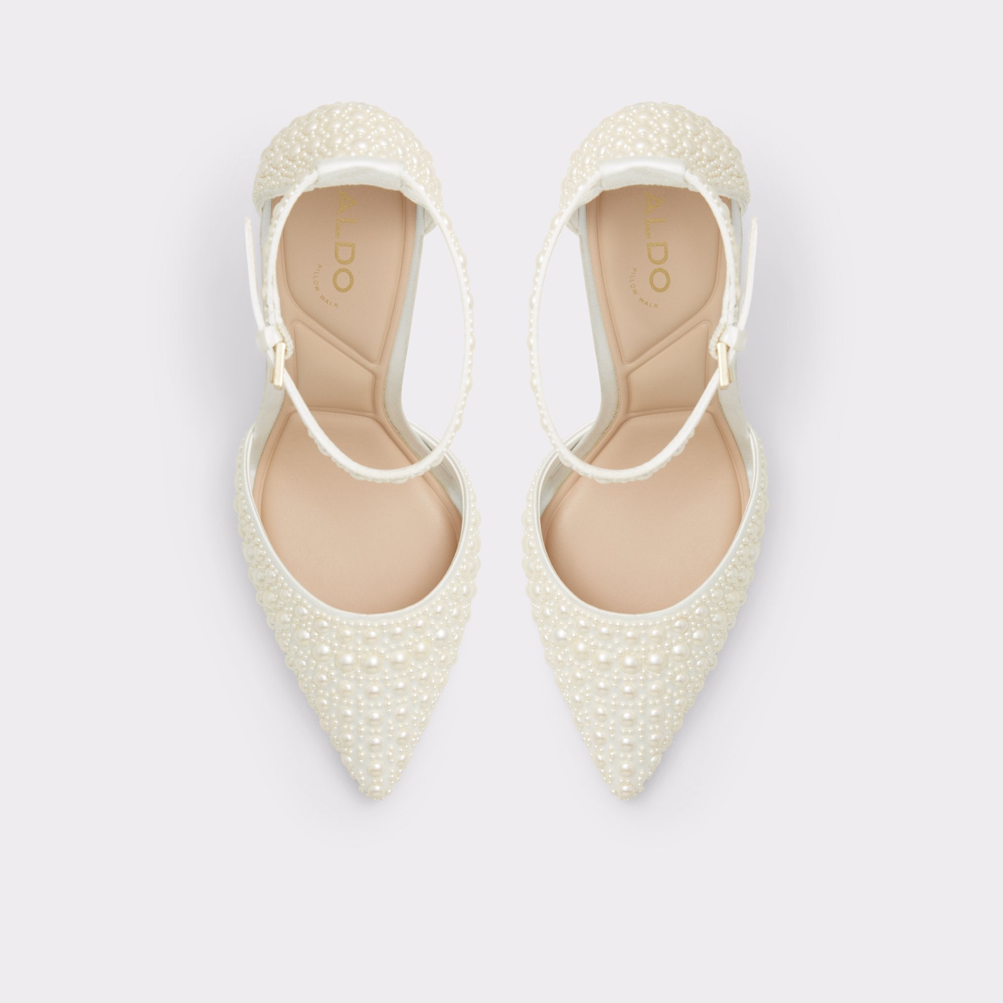 ALDO Derperla escarpins pointus à perles blanches