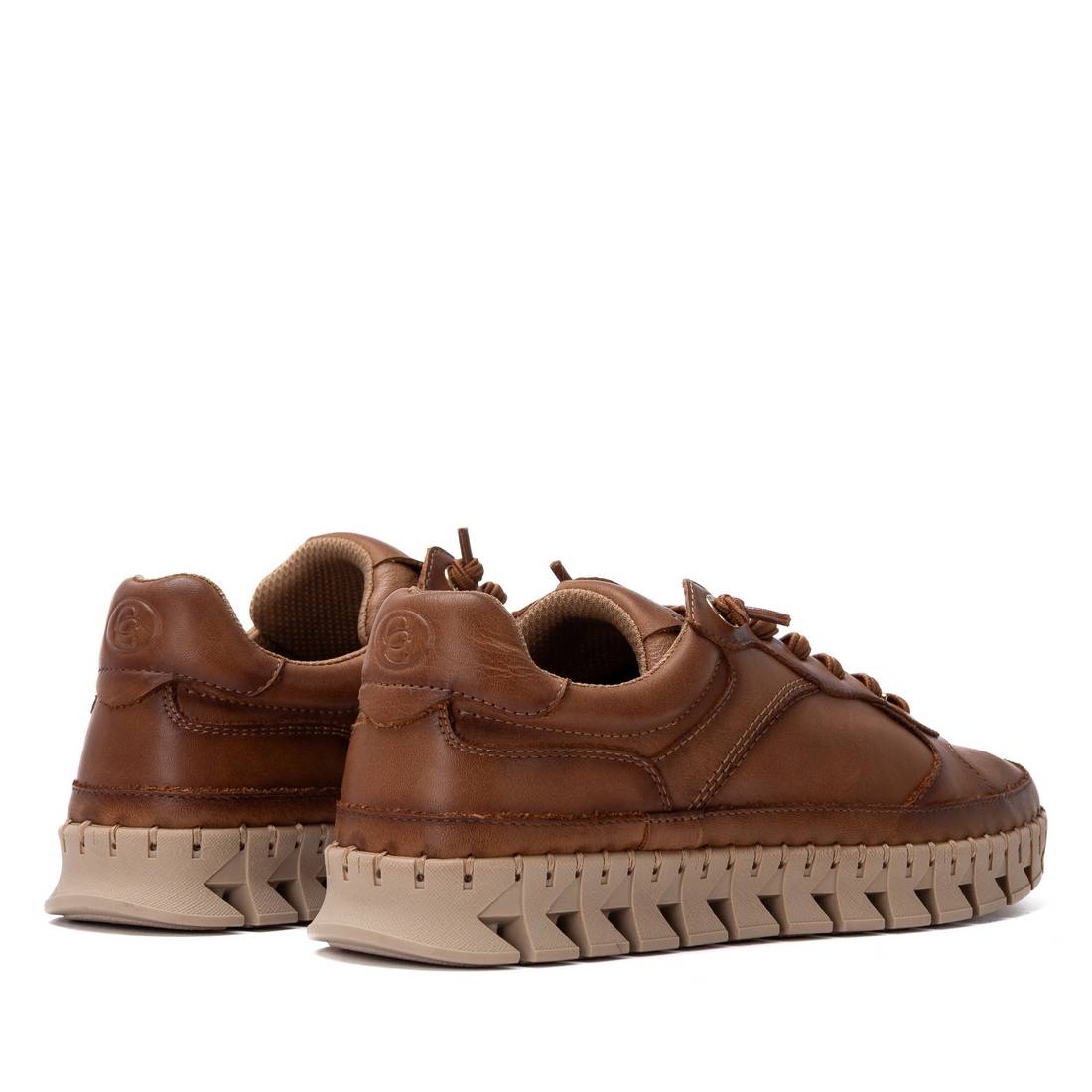 Carmela 16421801 sneakers cuir camel femme