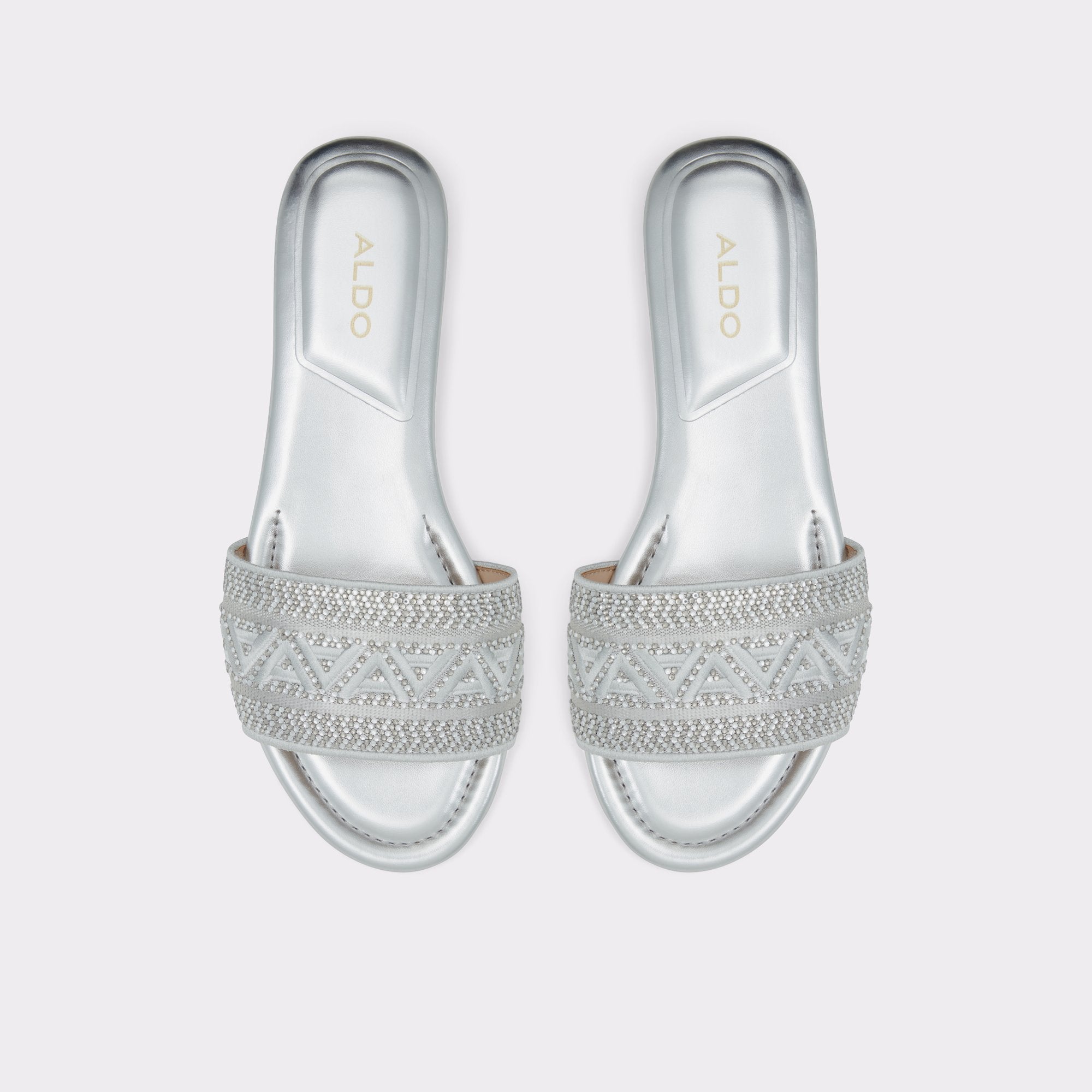 ALDO Ghalia claquettes strass slide