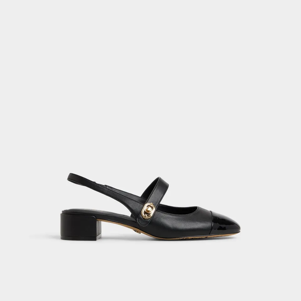 ALDO Agathe sandales noires talon bloc