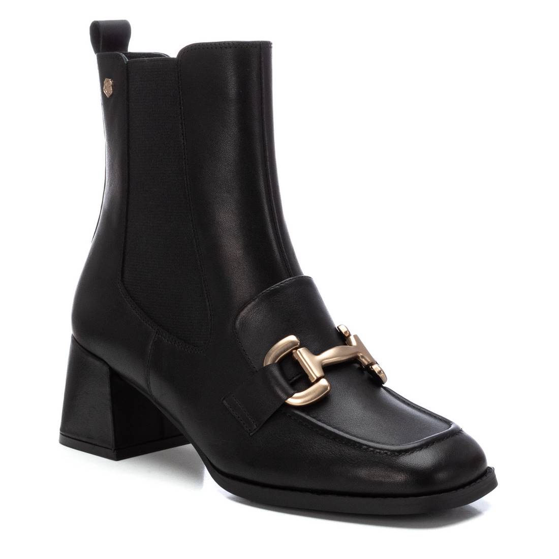 Carmela 16194001 bottine cuir noir talon 6 cm