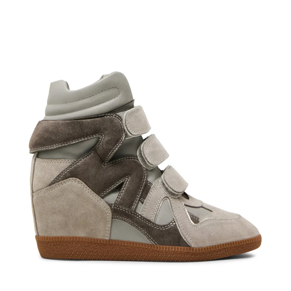 Steve Madden Mavis baskets montantes gris multi daim