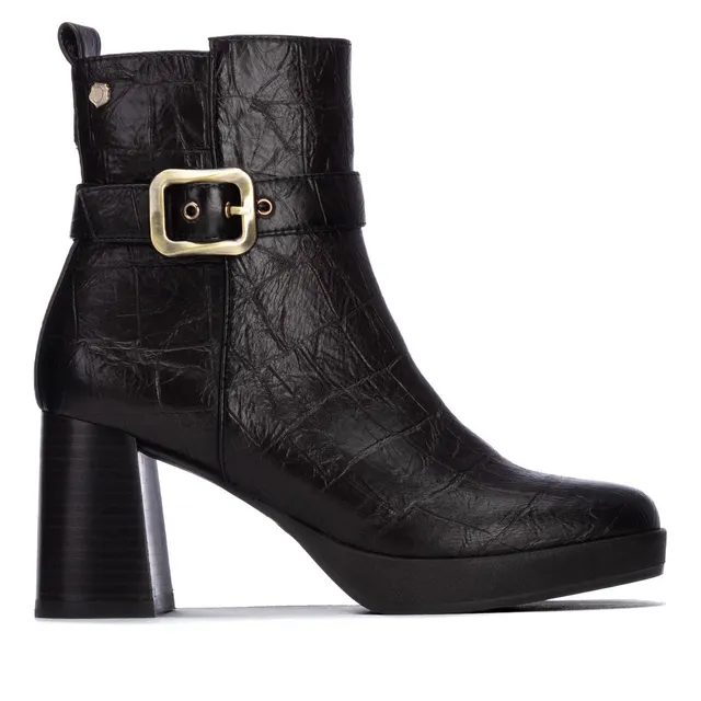 Carmela 16430502 bottines femme marron talon moyen