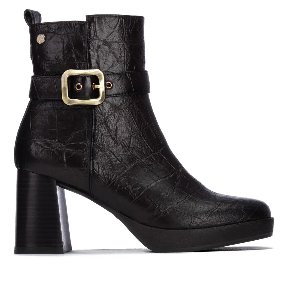 Carmela 16430502 bottines femme marron talon moyen