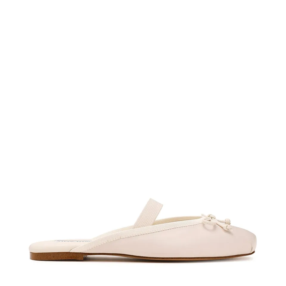 Steve Madden Cutesy ballerines ivoire satin plates