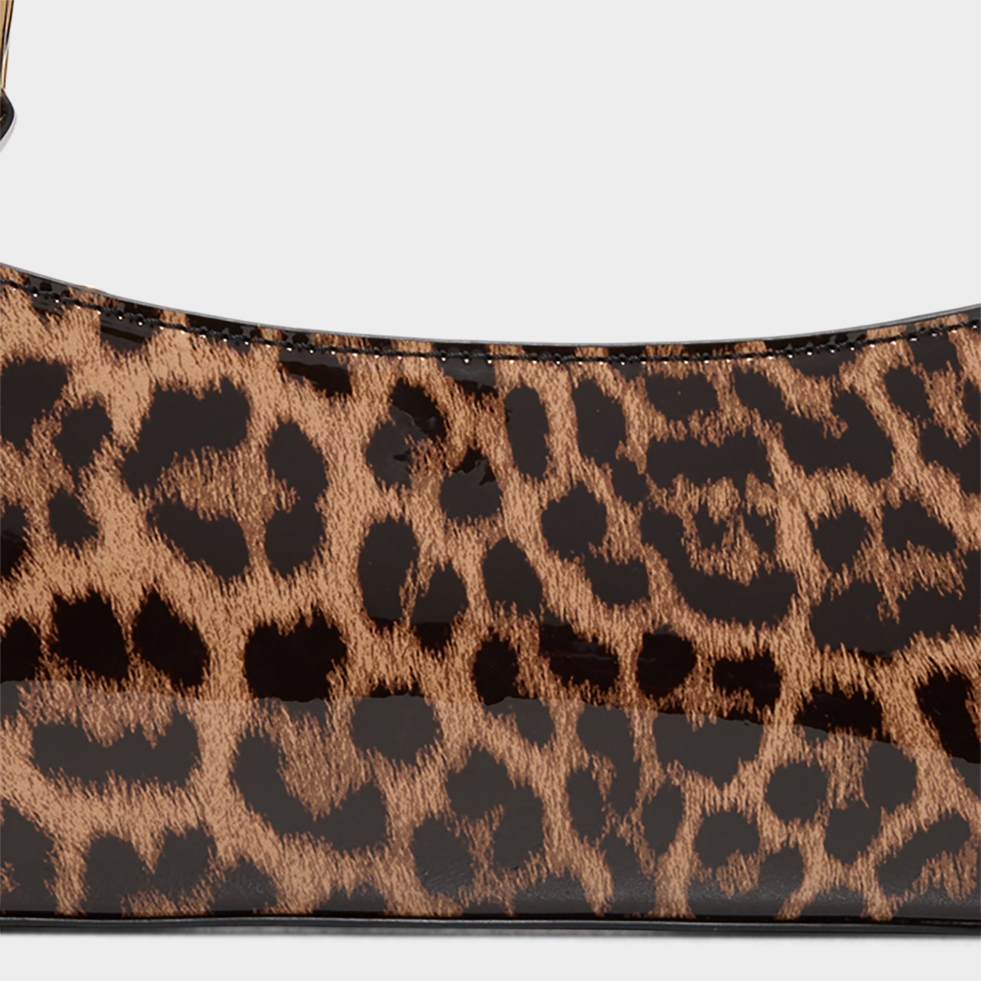 ALDO Jabellee sac baguette léopard doré