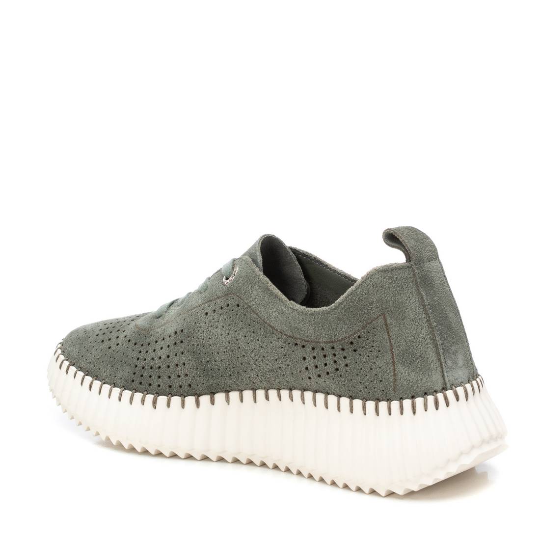 Carmela 16232504 mocassin cuir kaki ajouré 35-41