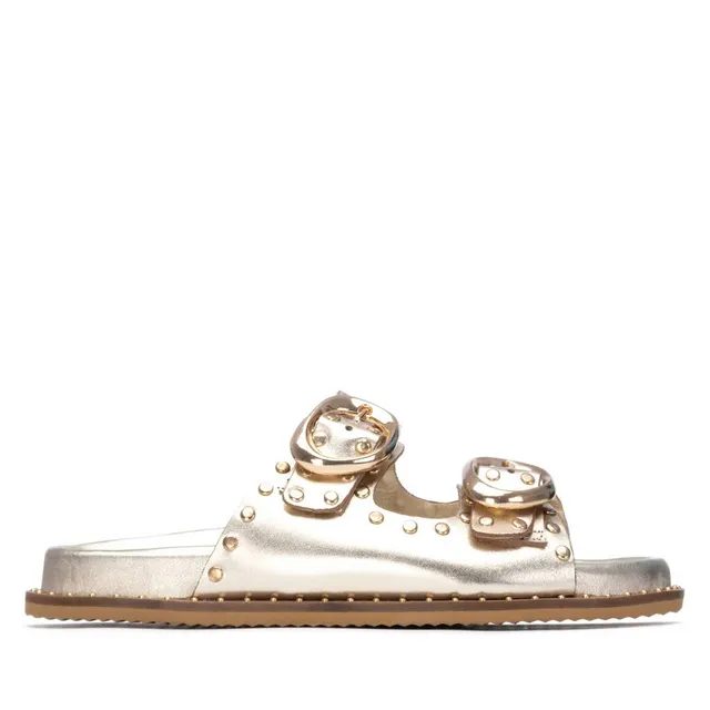 Carmela 16305603 sandales cuir doré animal