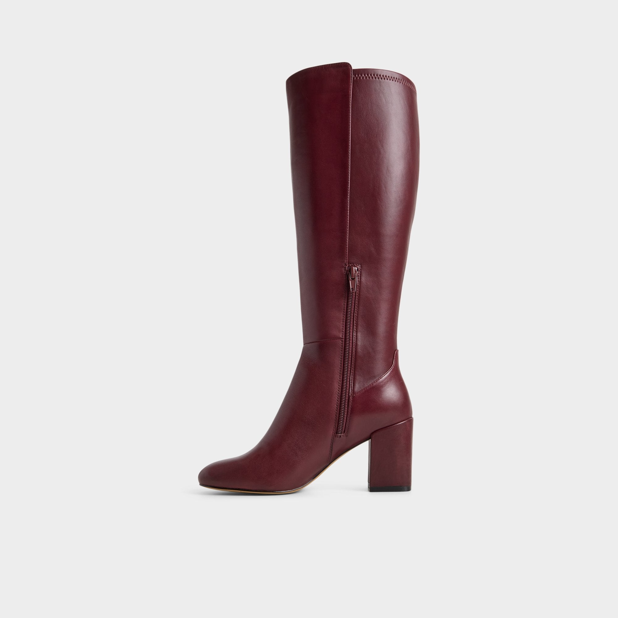 ALDO Satori-wc bottes bordeaux talon bloc mollet large