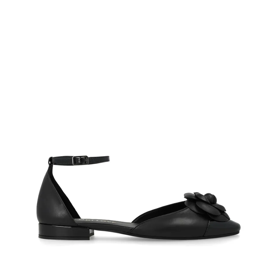 LODI AMB5304 ballerines noires cuir véritable