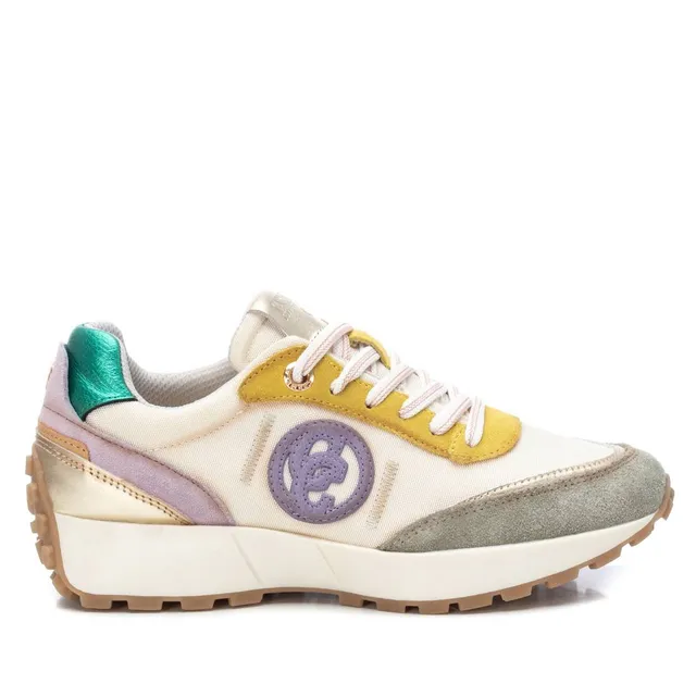 Carmela 16143304 sneaker femme cuir multicolore lacet