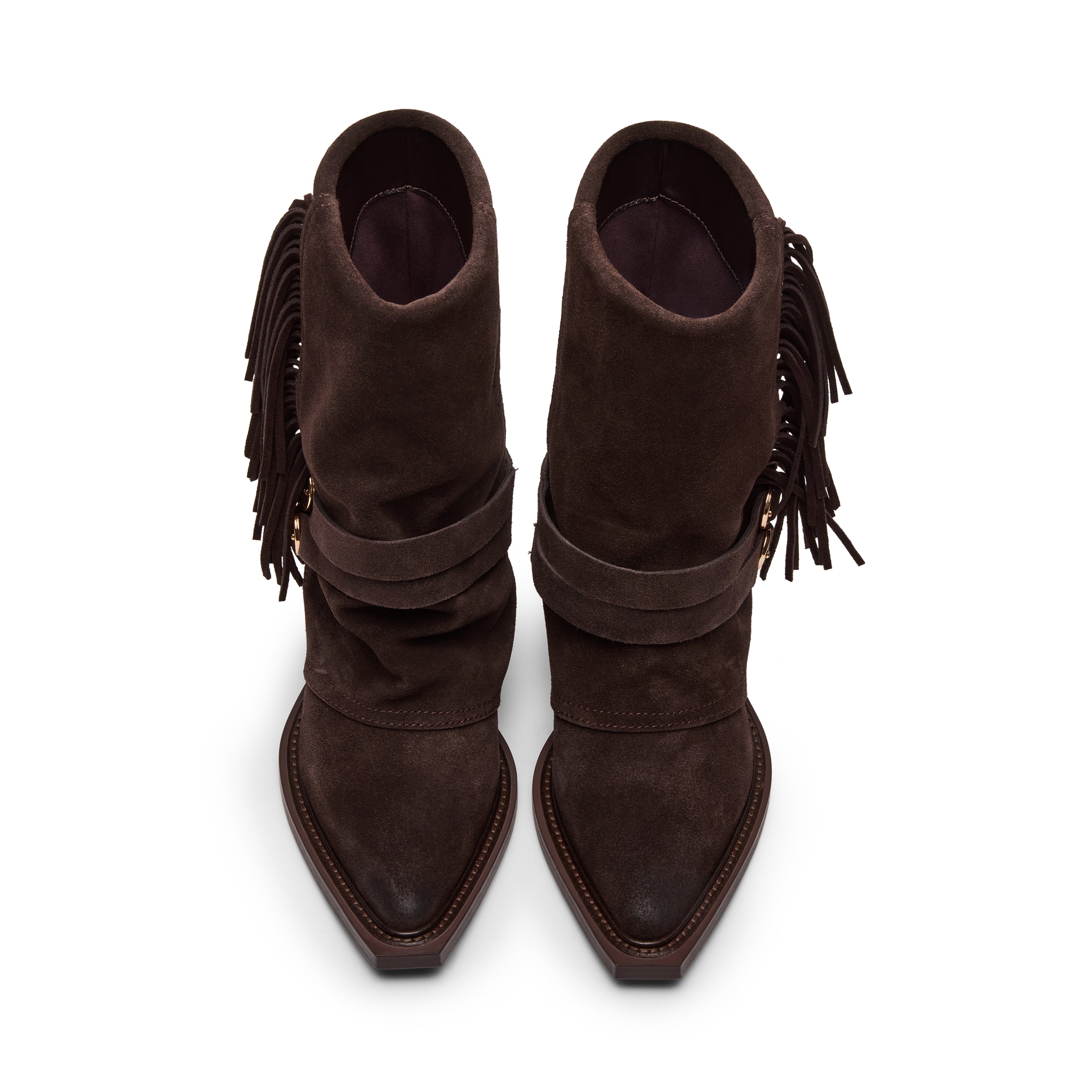 Steve Madden Hadly botte western suède marron