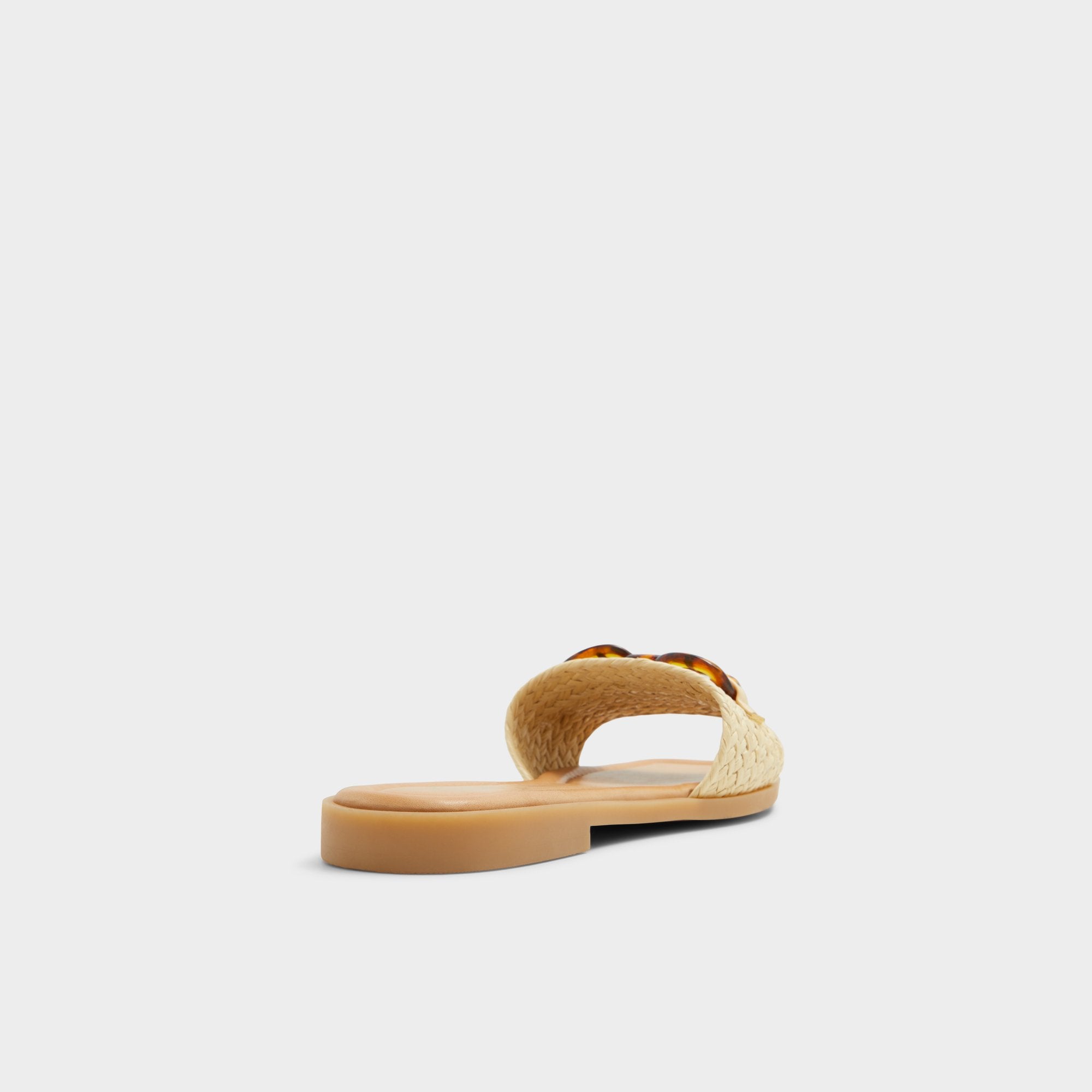 ALDO Ezie mules raphia plates plage