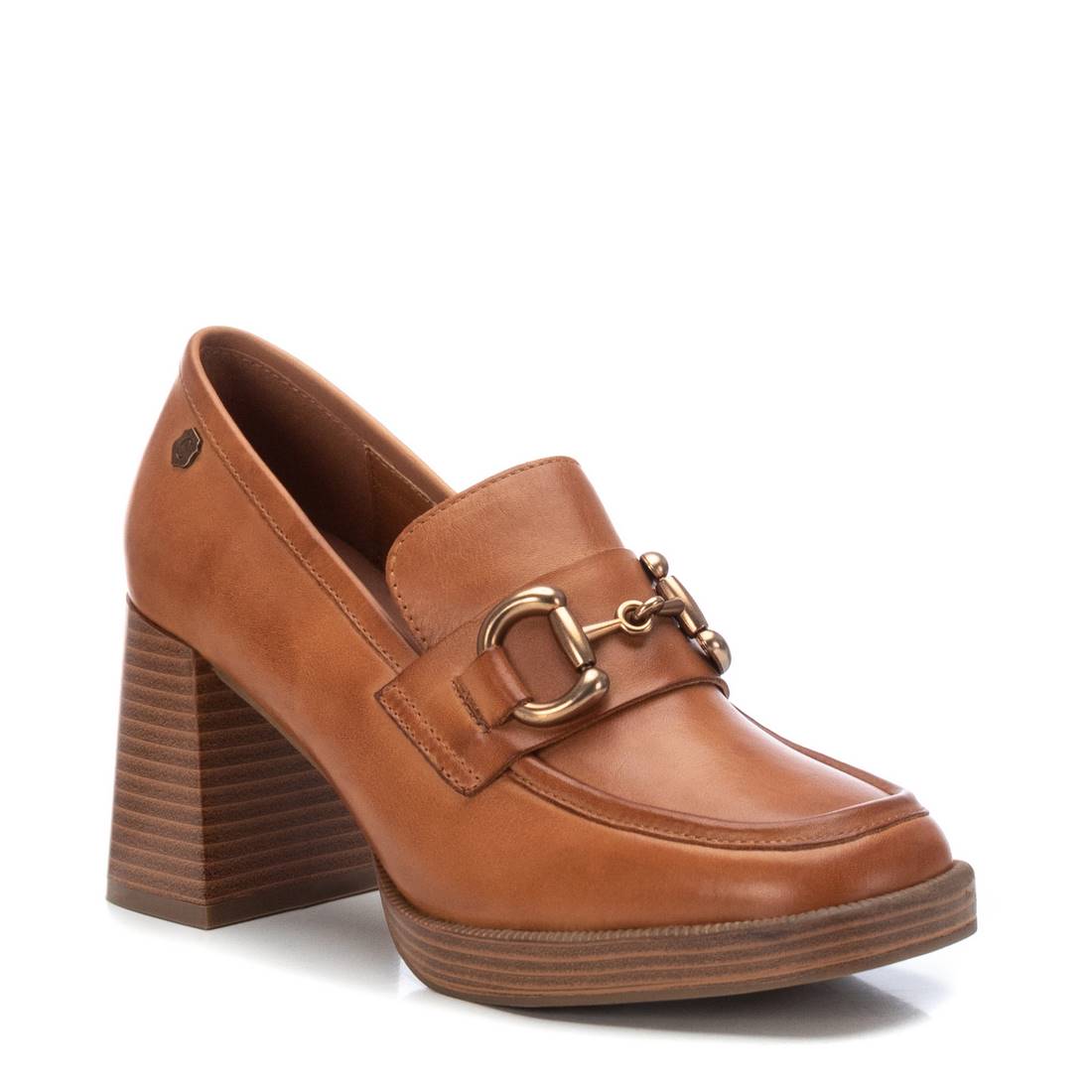Carmela 16123501 mocassins cuir marron talon 8 cm