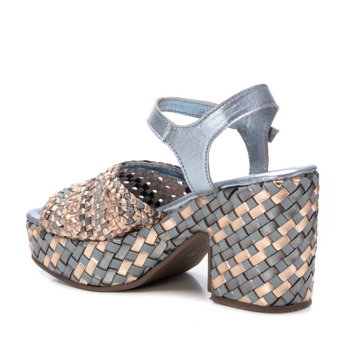 Carmela 16222403 sandale talon bleu jean