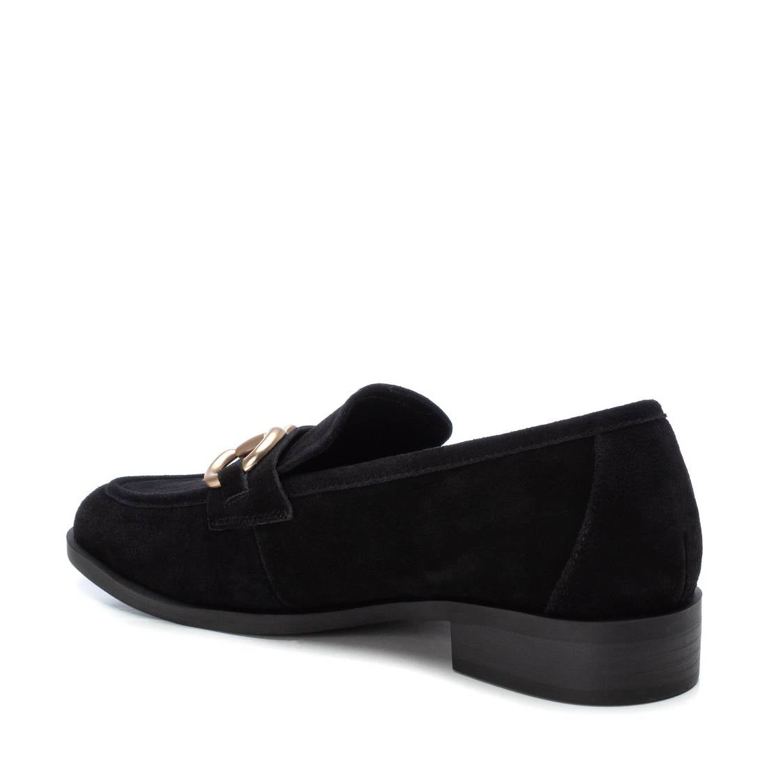 Carmela 16123303 mocassins suède noirs mors métal