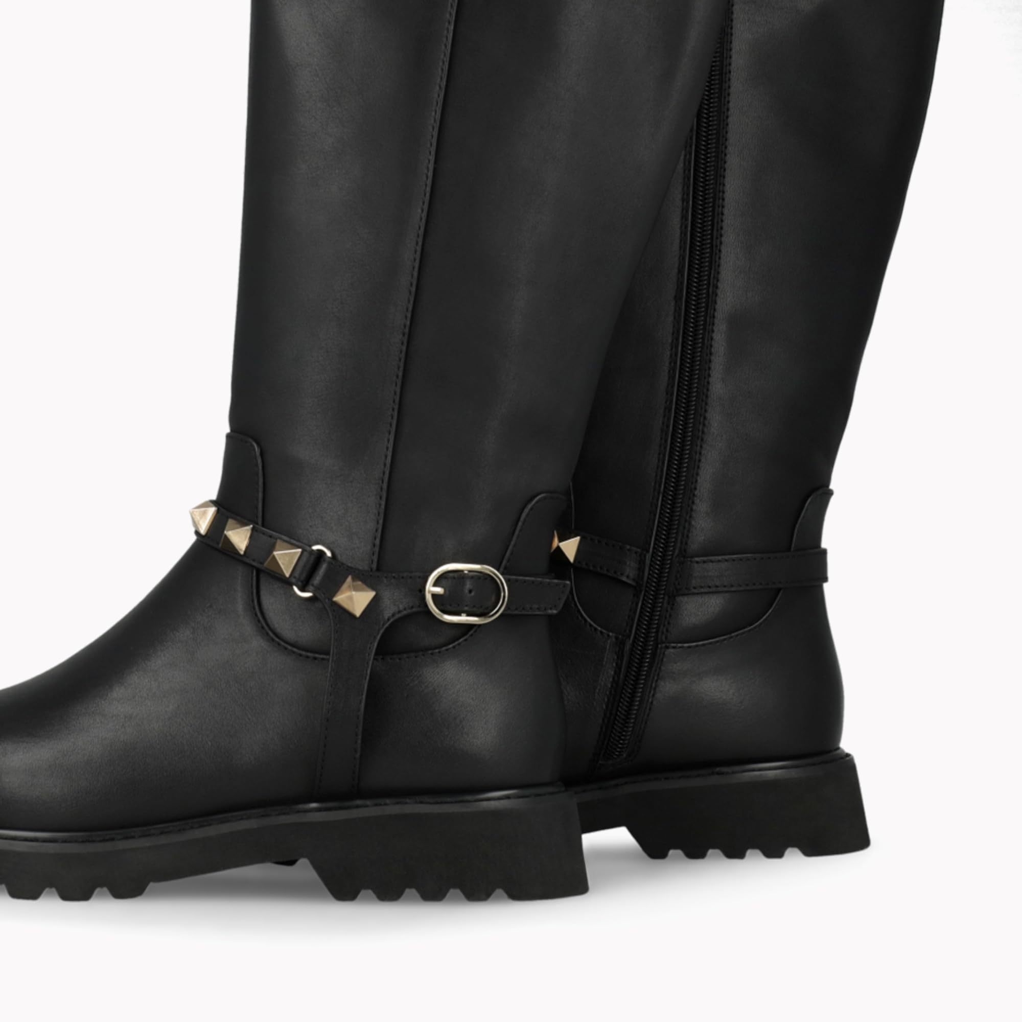 LODI A-MAD5660 bottes cuir noires à talon