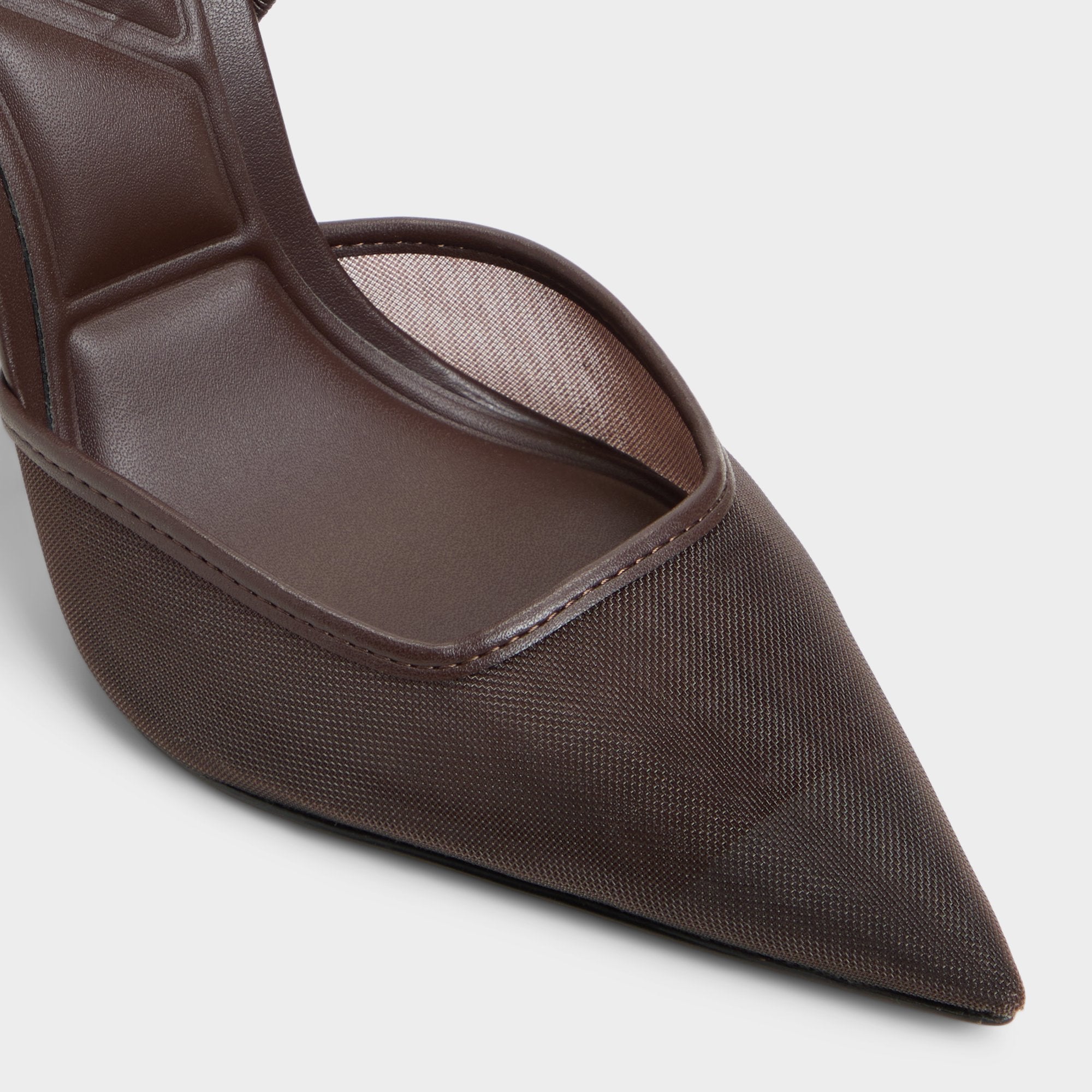 ALDO Berolsen escarpins marron à talon maille