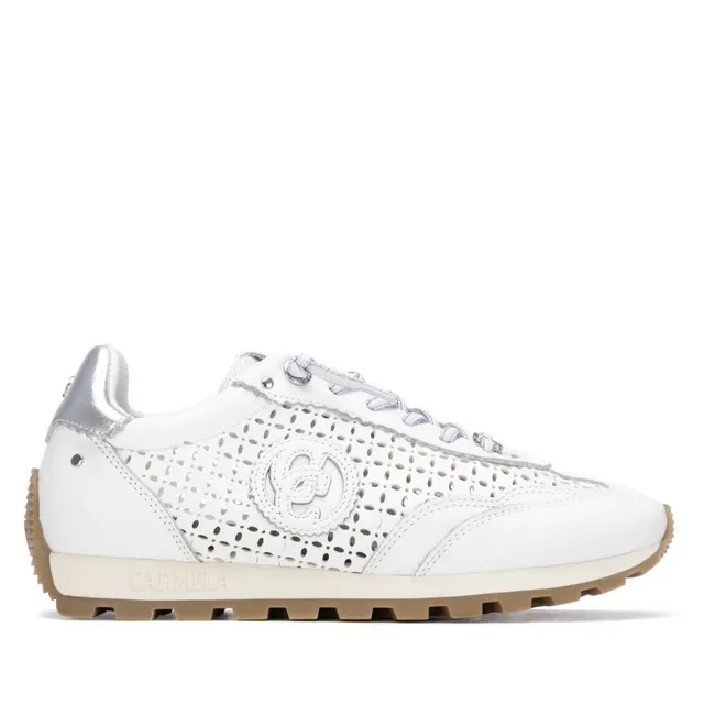 Carmela 16311301 baskets cuir blanc calé