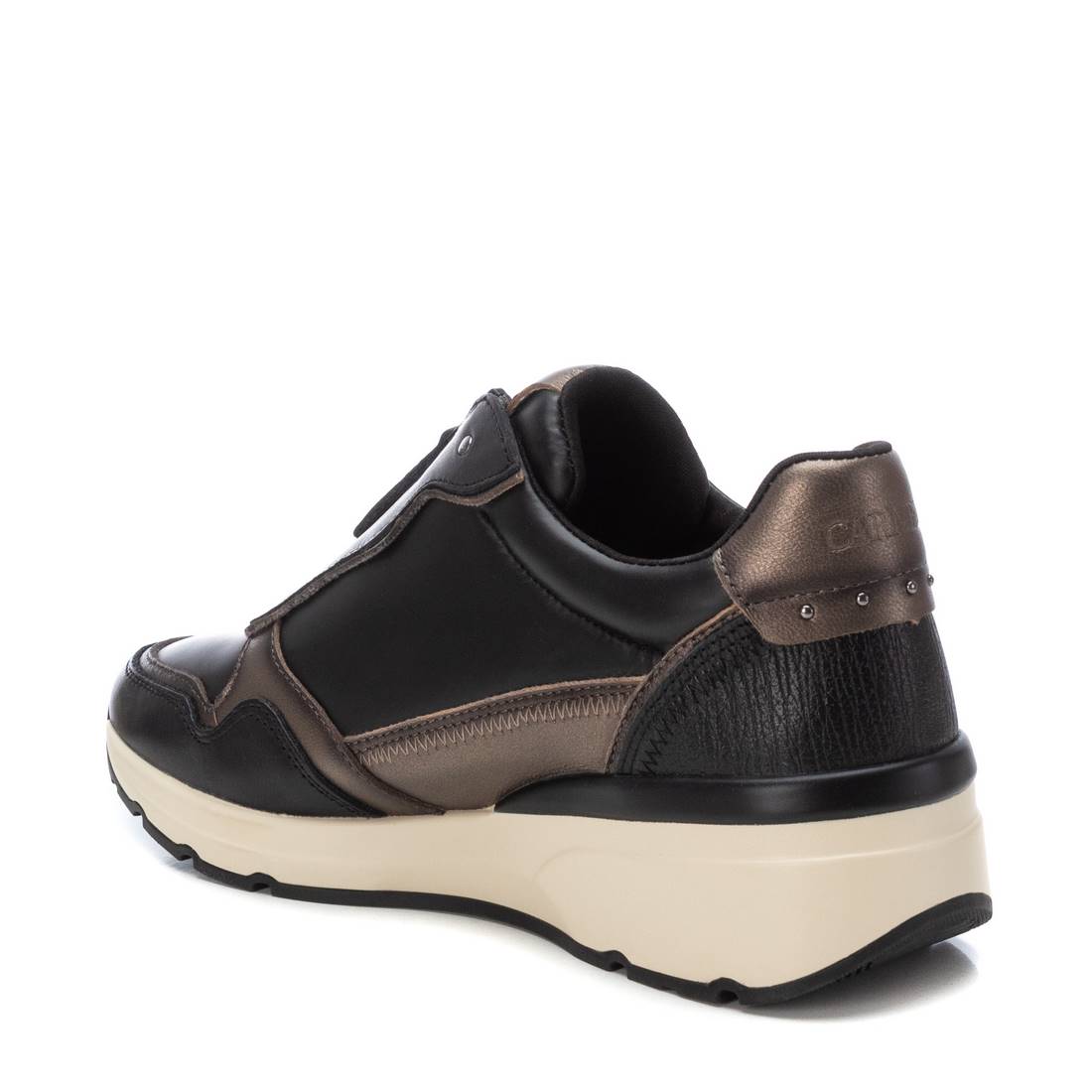 Carmela 16183001 sneaker cuir noir semelle amovible