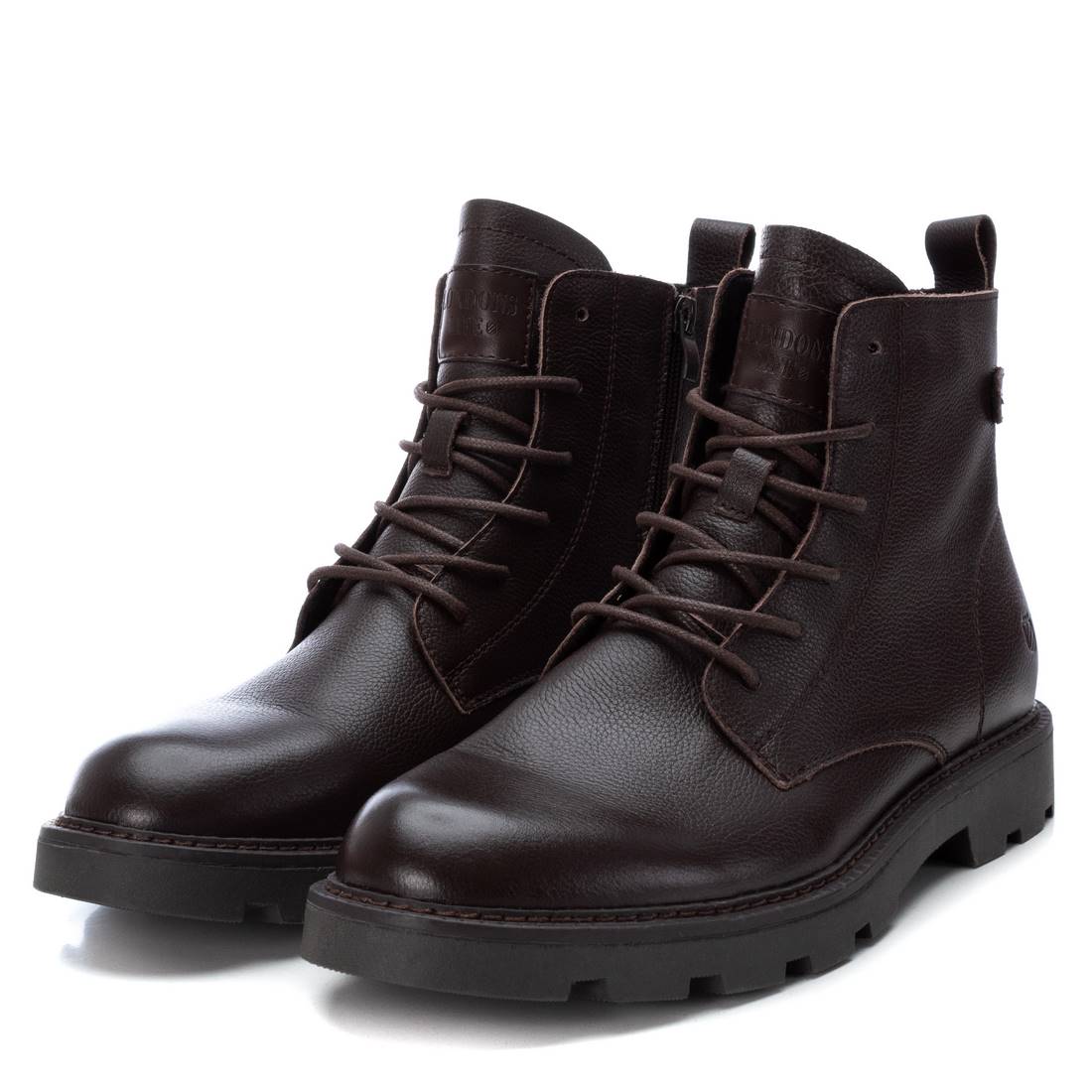 Carmela 16121902 bottines homme marron cuir lacets