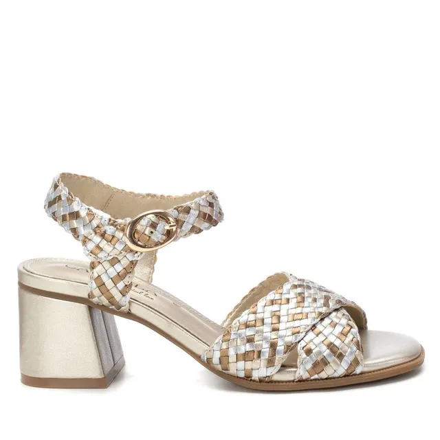 Carmela 16219201 sandales cuir doré talon