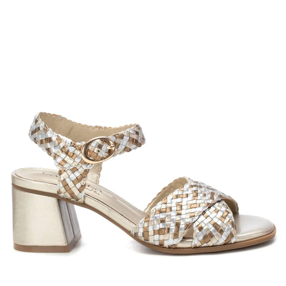 Carmela 16219201 sandales cuir doré talon