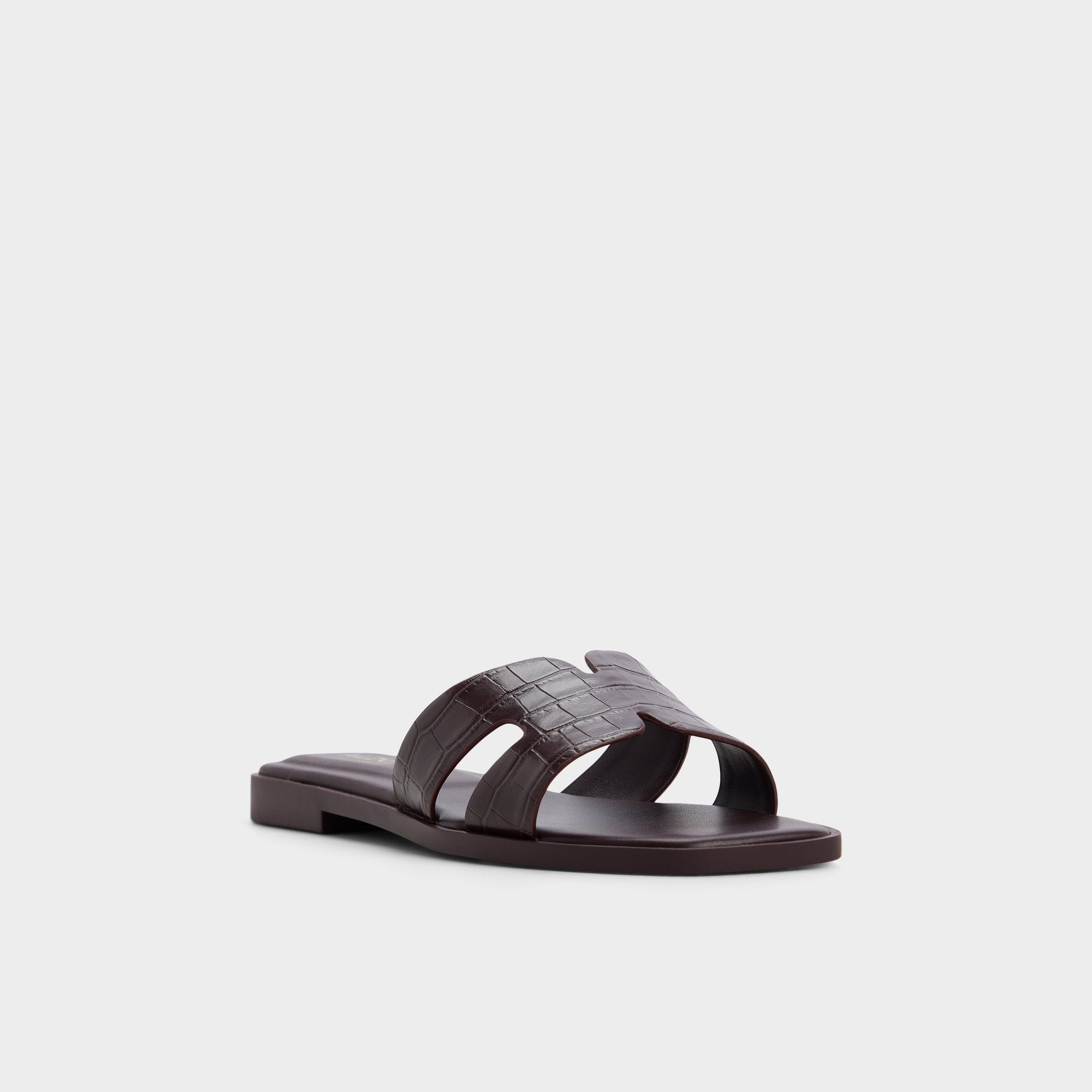 ALDO Itsandal sandales plates femme bordeaux