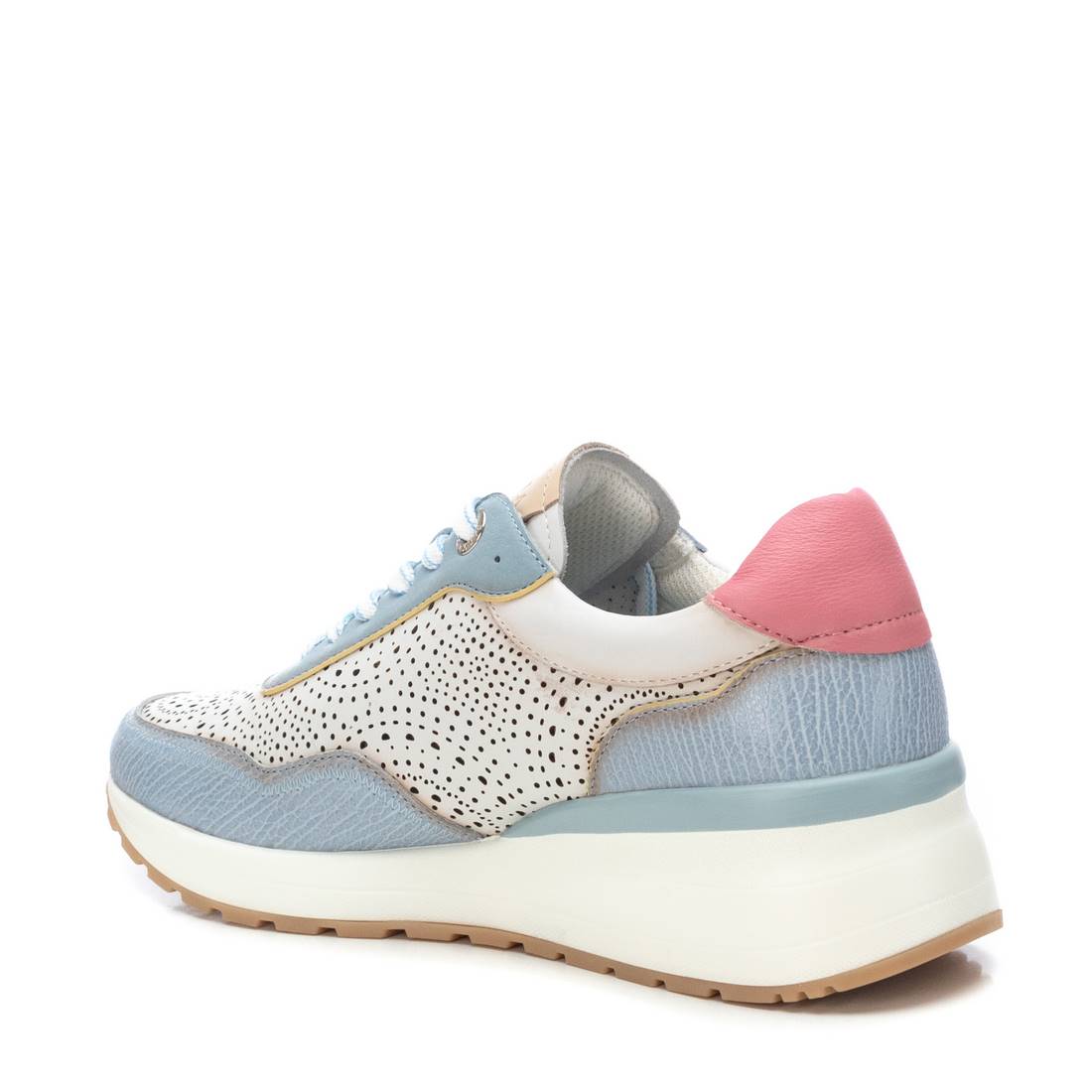 Carmela 16227201 baskets cuir bleu lacets