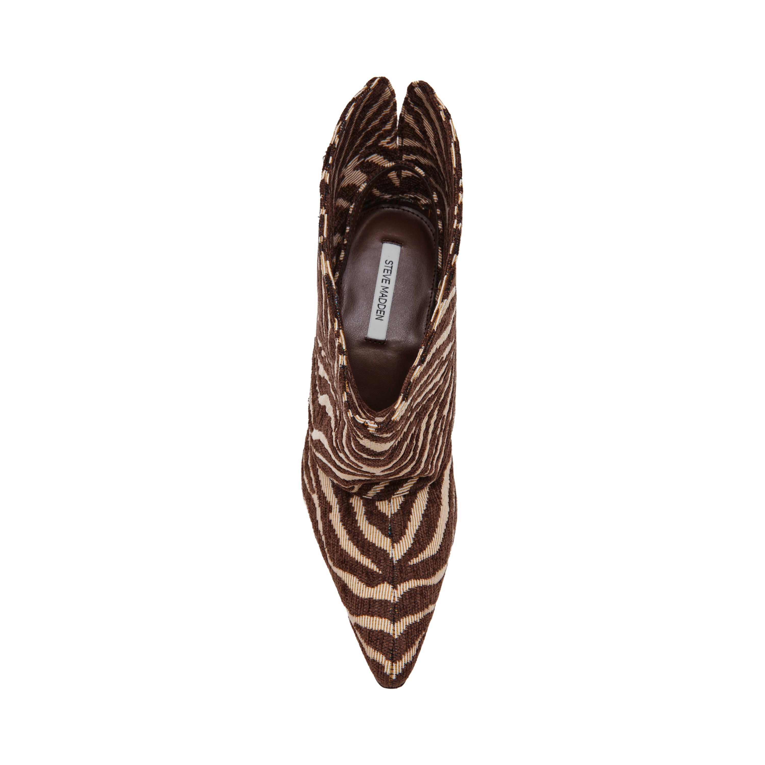 Steve Madden Enella bottes zèbre tissu talon 8 cm