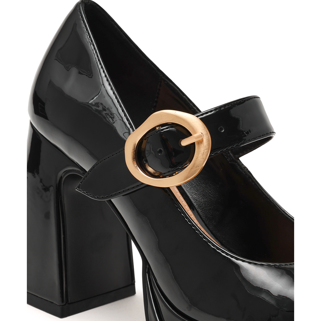 Steve Madden Kylee escarpins vernis noir talon 7 cm