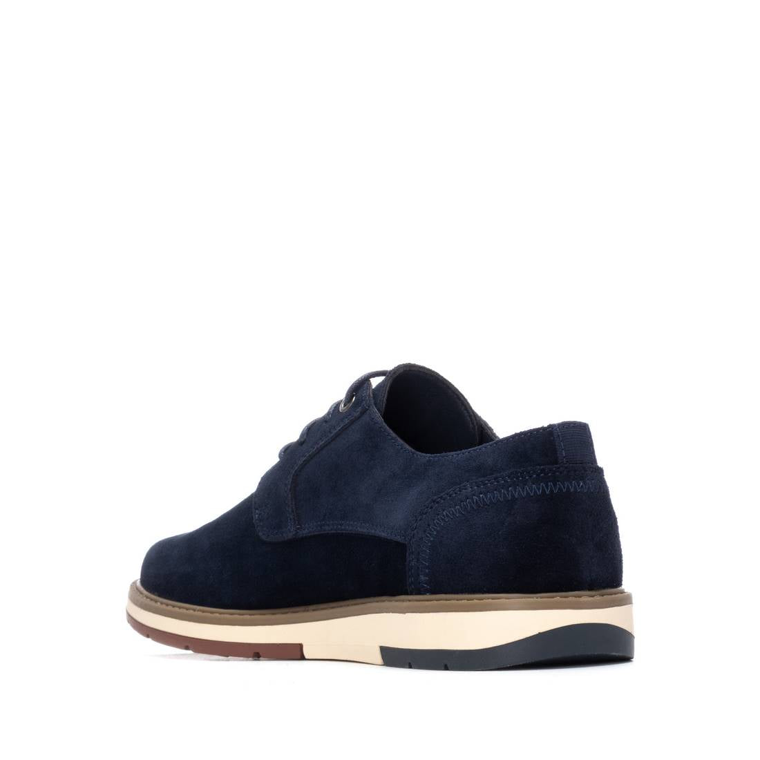 Carmela 16267901 sneaker homme bleu daim plat