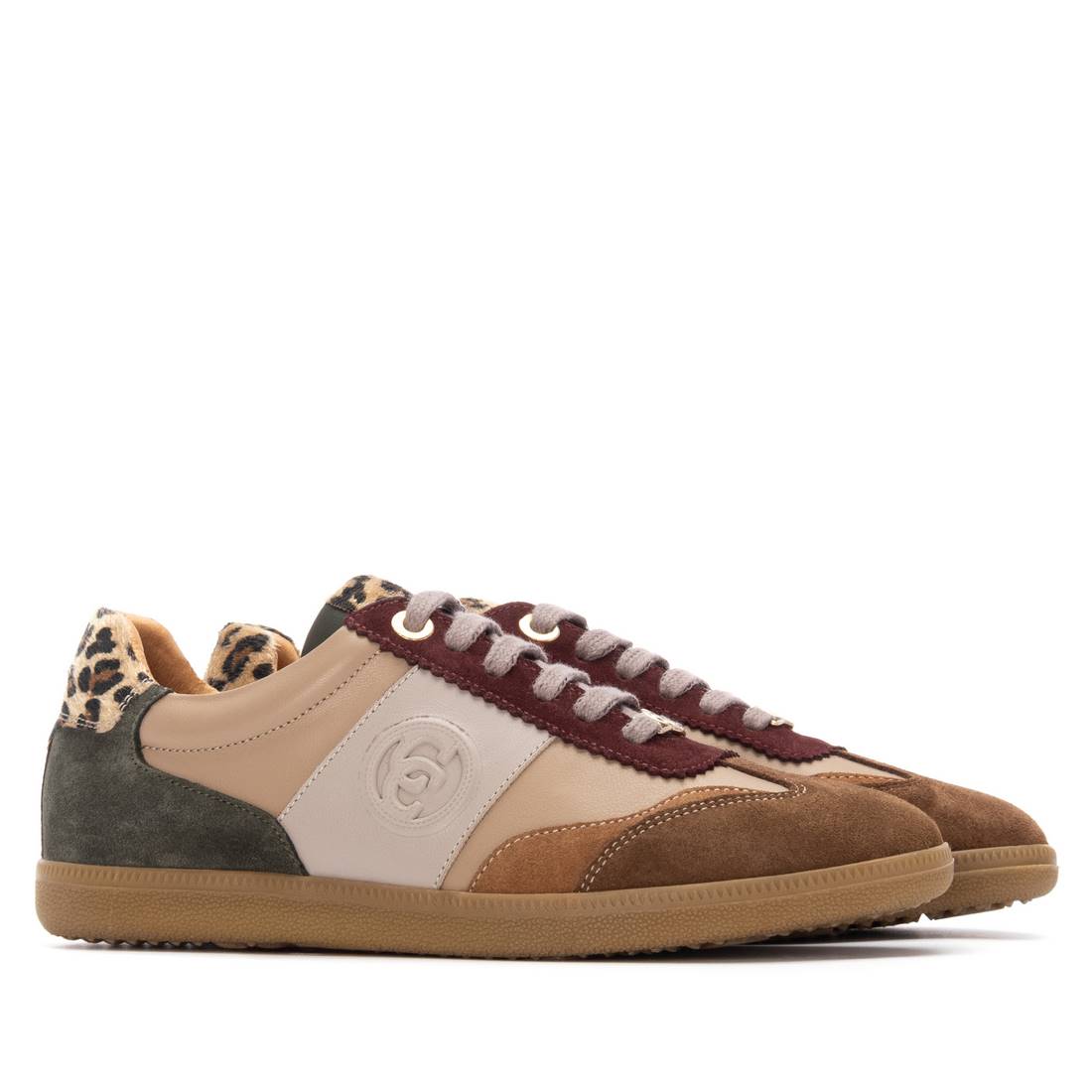 Carmela 16264006 basket femme multicolore cuir plate