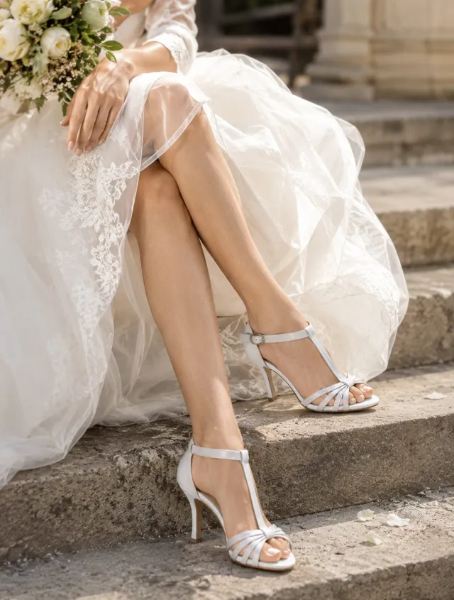 Dessine Moi Un Soulier Chloé sandale blanche paillettes 38