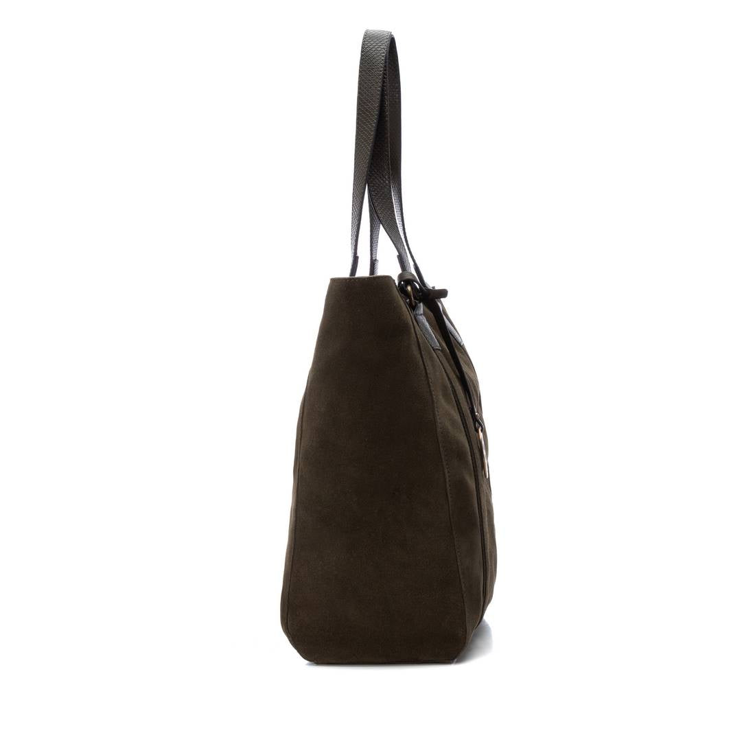Carmela 18607302 sac épaule vert cuir véritable