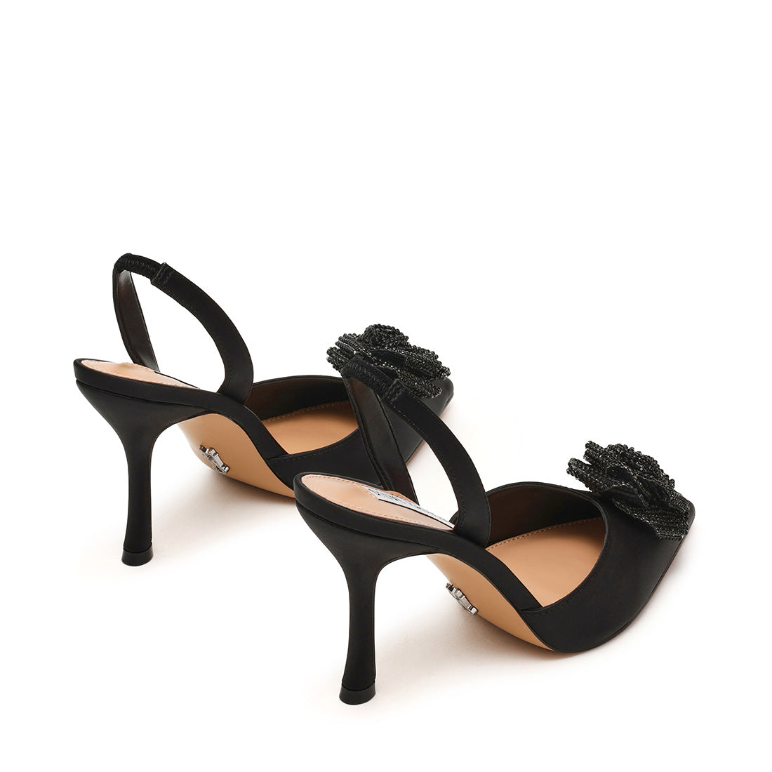 Steve Madden Lysandra sandales noir satin 10 cm