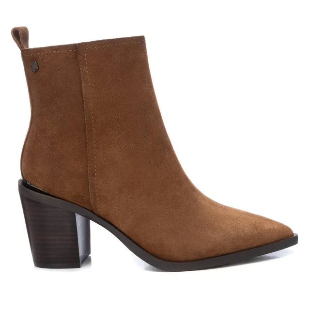 Carmela 16189501 bottine daim marron talon 9 cm