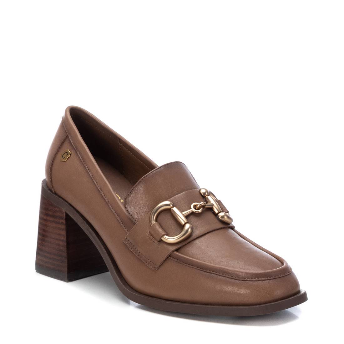 Carmela 16112704 mocassin femme marron cuir talon 7 cm
