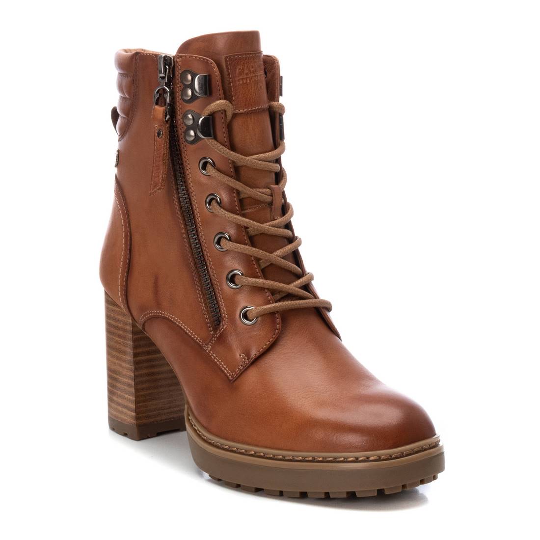 Carmela 16117802 bottines cuir marron talon 8 cm